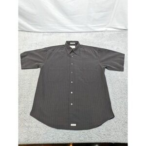 Burma Bibas Classics Button Up Shirt Made‎ in Hong Kong Rayon Medium (Fits XL)